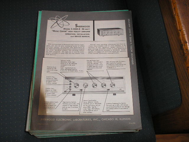 S-1000 II   2
36 WATT AMPLIFIER
Operation,Installation and Service Manual..
Serial no. 01201 and UP.